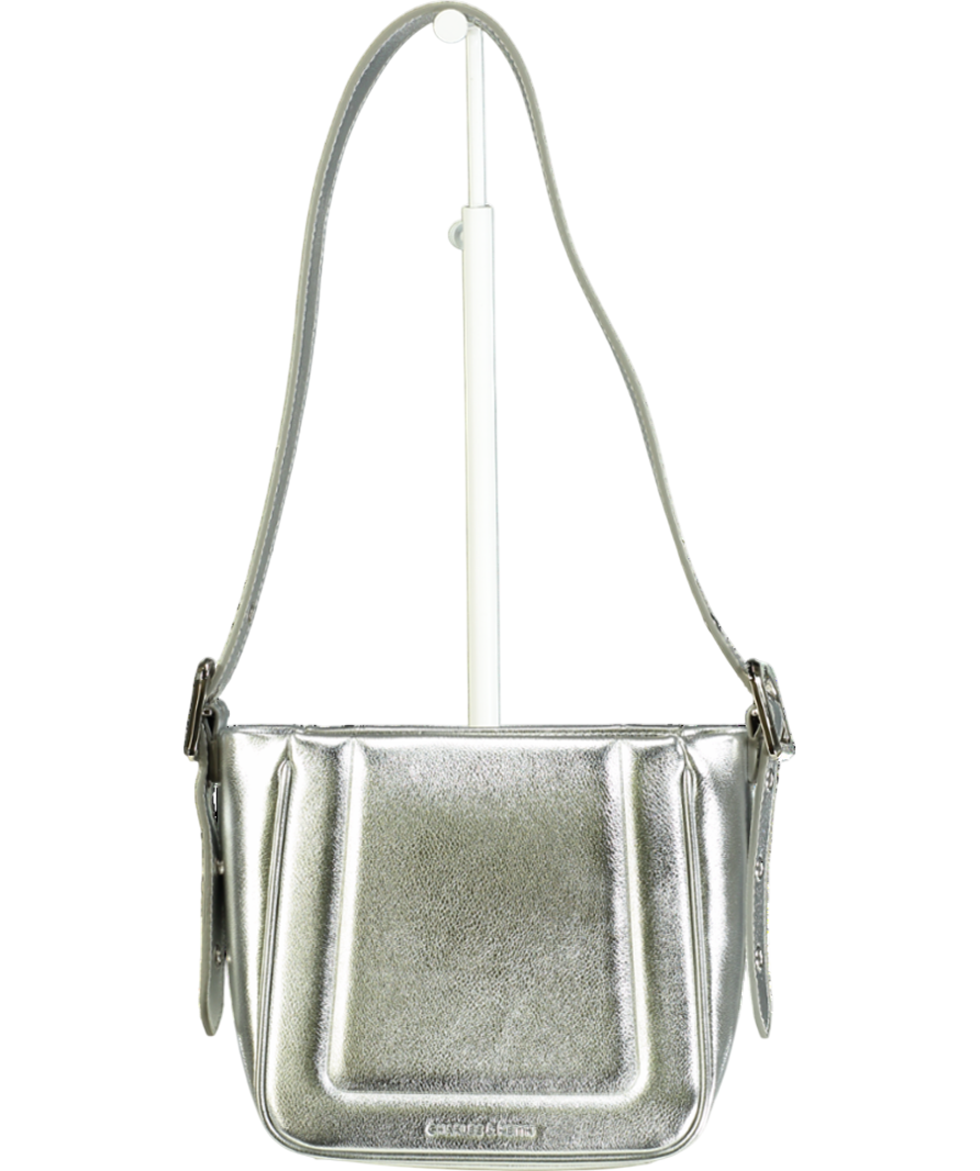 Charles & Keith Metallic Petra Boxy Bucket Bag