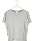 Sezane Grey Cotton T-shirt UK M