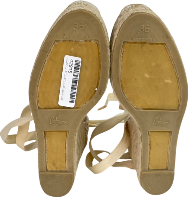 Castaner Beige Chiara Wedges UK 3 EU 36 👠