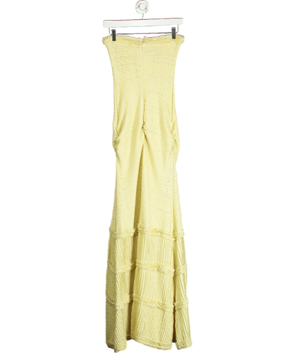 Bad Society Club Yellow Paco Dress UK M