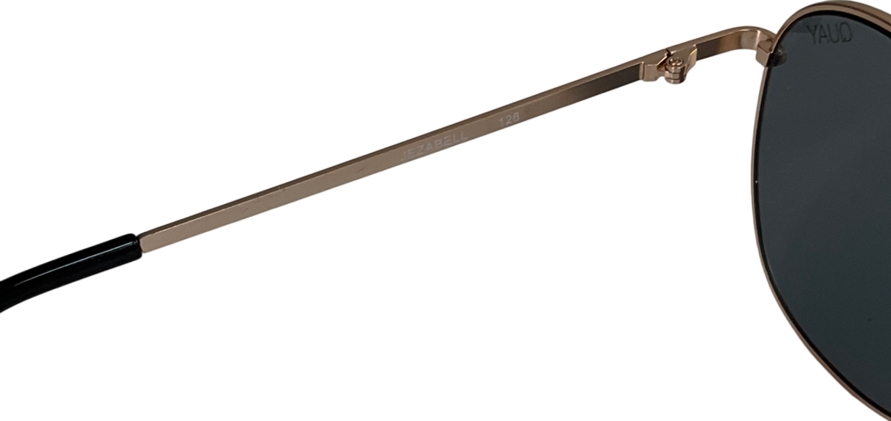 Quay australia Black Australia Jezabell Smoke Polarised Lens Sunglasses One Size