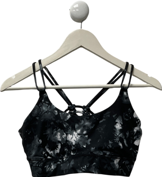 Lululemon Black Sunshine Salutation Sports Bar UK S/M