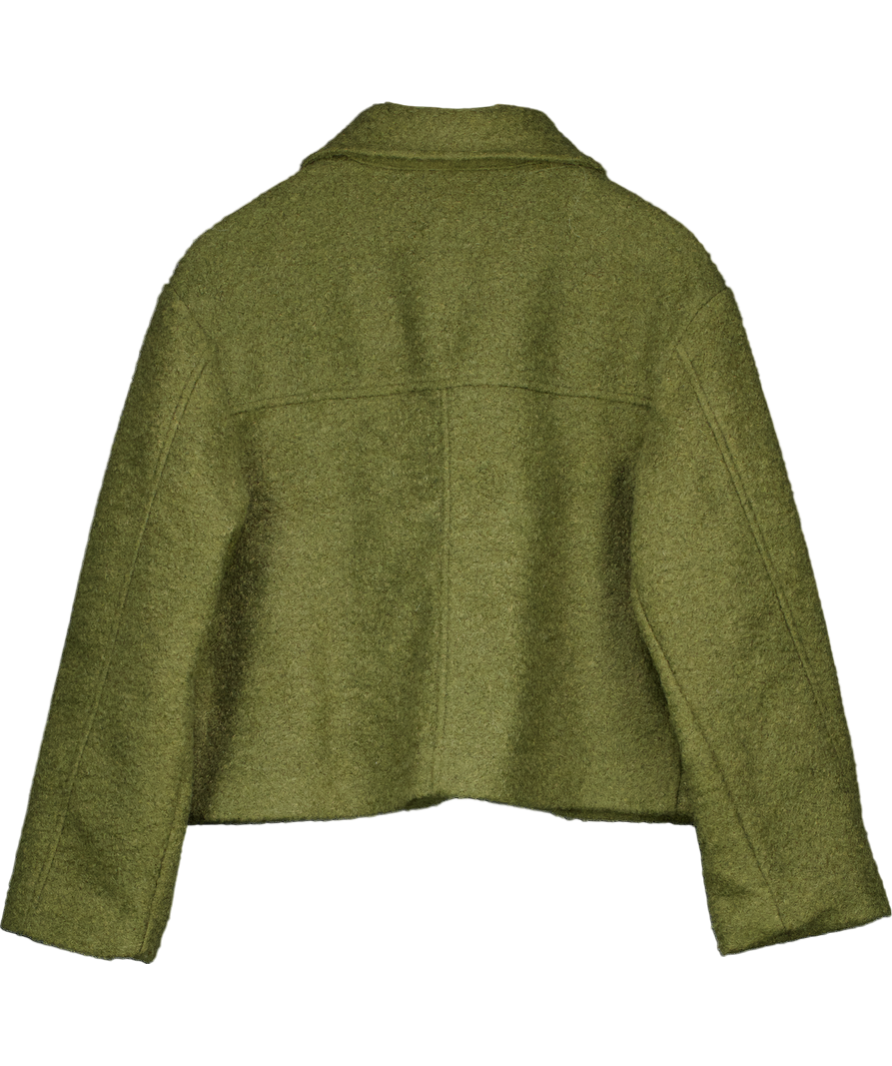 Next Green Wool Look Jacket UK S
