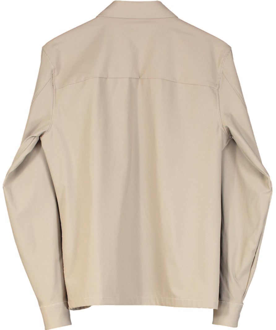 REISS Beige Hylo Technical Zip Through Jacket UK M