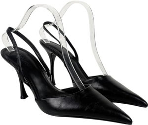 Topshop Black Angel High Heeled Court Shoe UK 8 EU 41