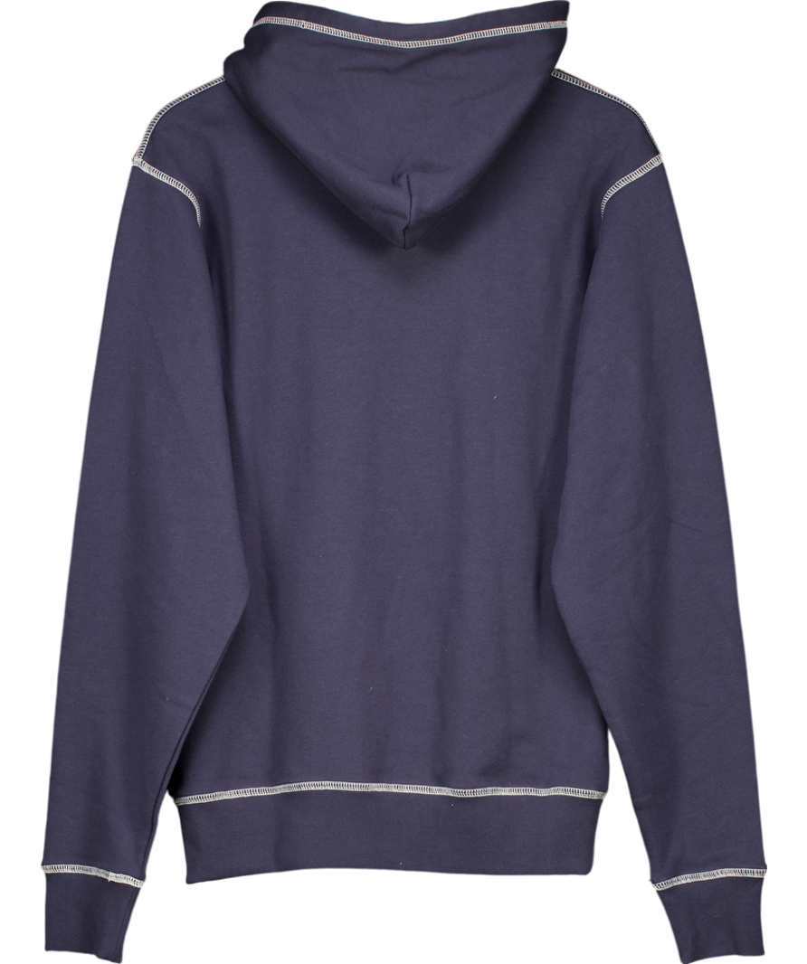 Billionaire Boys Club Navy Blue Logo Hoodie UK S