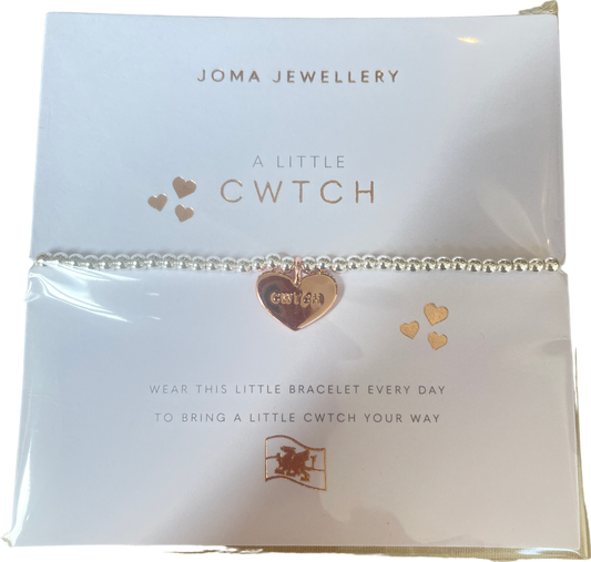 Joma Jeweller Silver A Little 'cwtch'  (cuddle/embrace) Welsh Bracelet One Size