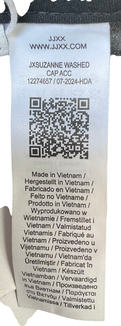 NA-KD Grey Washed Denim Look Cap One Size