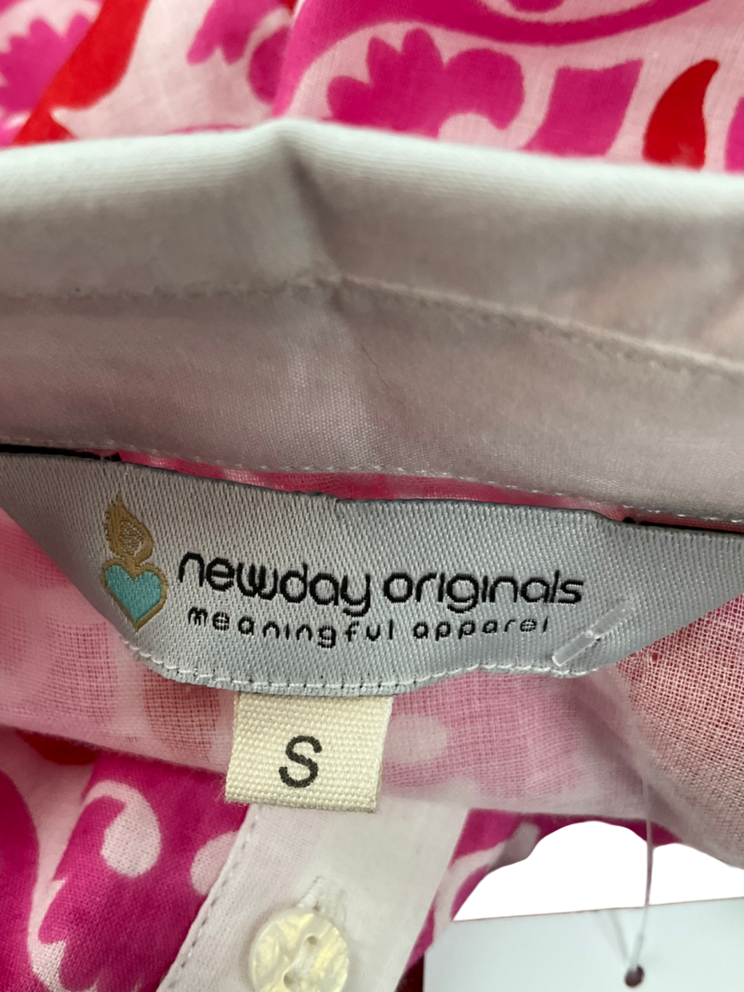 Newday Originals Joy' Pink Garland Dress UK S