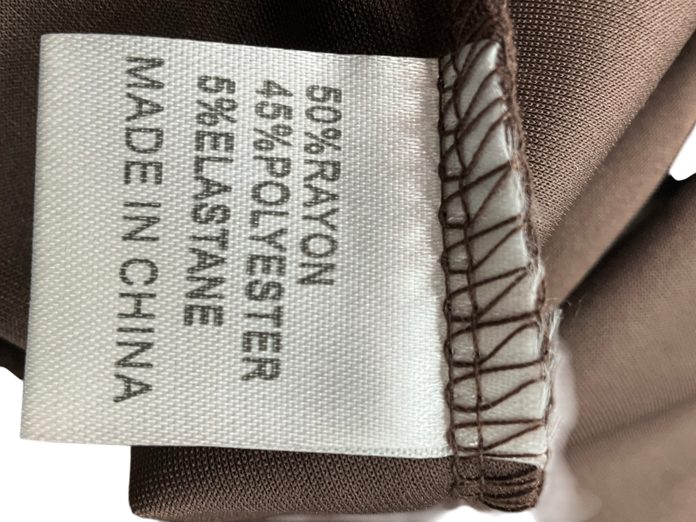 White Fox Brown Sleeveless Mini Dress UK XL