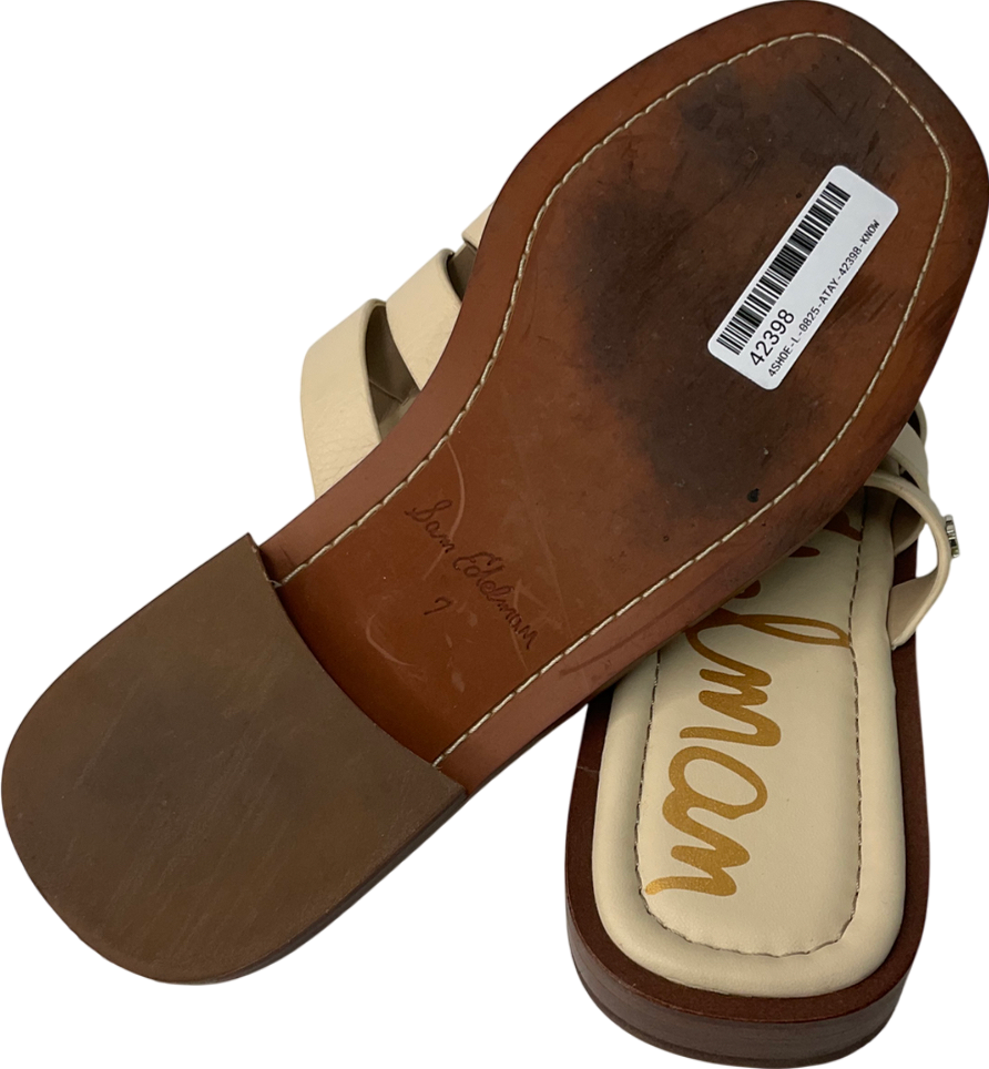 Sam Edelman Cream Dina Slip On Mule UK 5 EU 38 👠