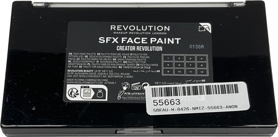 Revolution Sfx Face Paint Palette Sfx Face Paint 1g