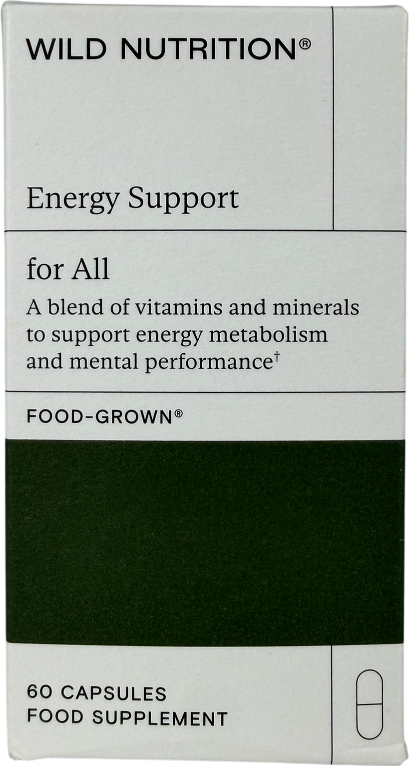 Wild Nutrition Energy Support 60 Capsules