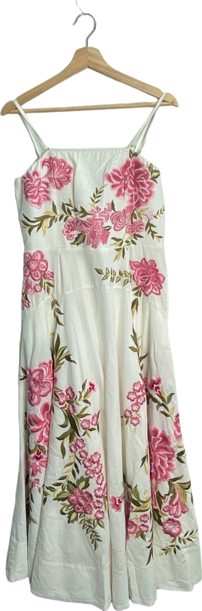 karen millen x lydia millen floral embroidered maxi dress UK 12