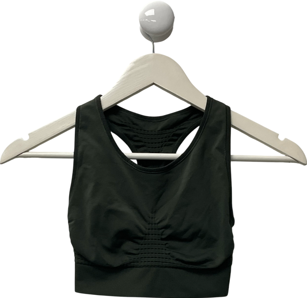 Sweaty Betty Green Stamina Longline Sports Bra UK S