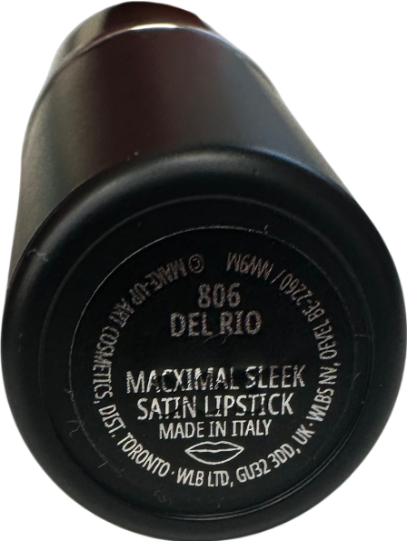 MAC Macximal Sleek Satin Lipstick Del Rio 3.5g