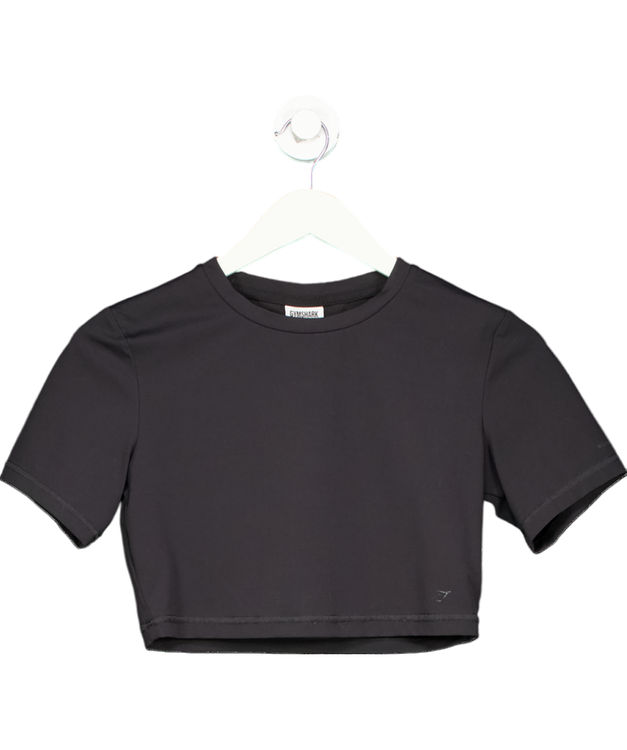 gymshark Black Whitney Simmons Crop Top UK S