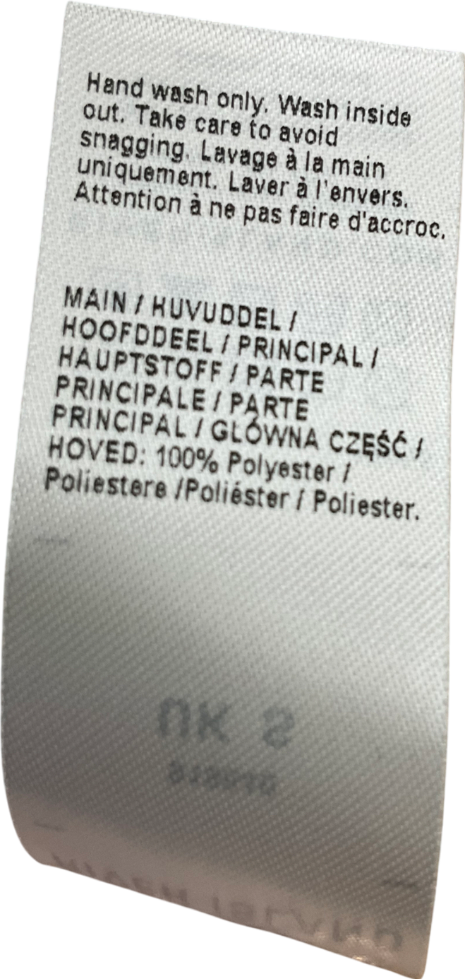 River Island Rose Gold Shoulder Detail Sequin Mini Dress UK S