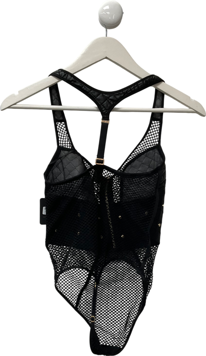 honey birdette Serena Black Bodysuit UK S
