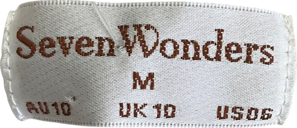 Seven Wonder Cream Florida Scoop Knitted Maxi Dress UK M