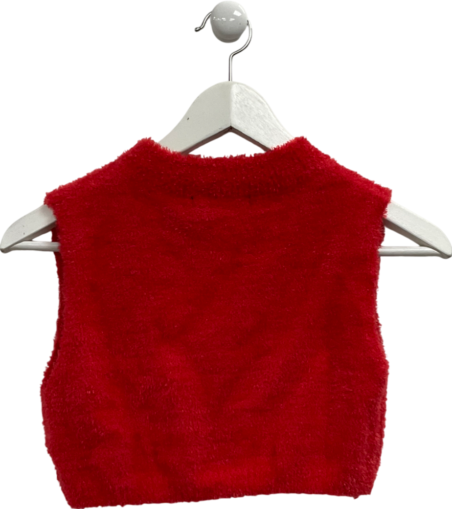 Finesse Brielle Red Cropped Top UK XS/S