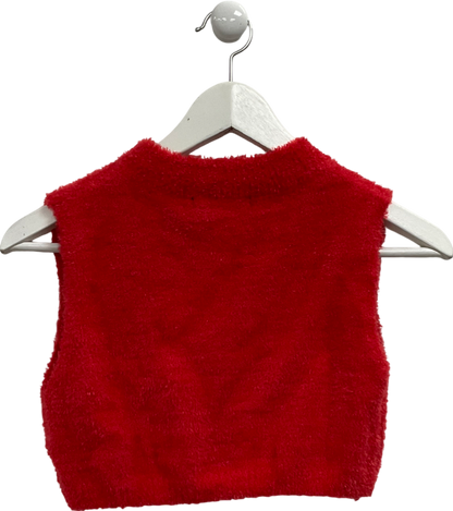 Finesse Brielle Red Cropped Top UK XS/S