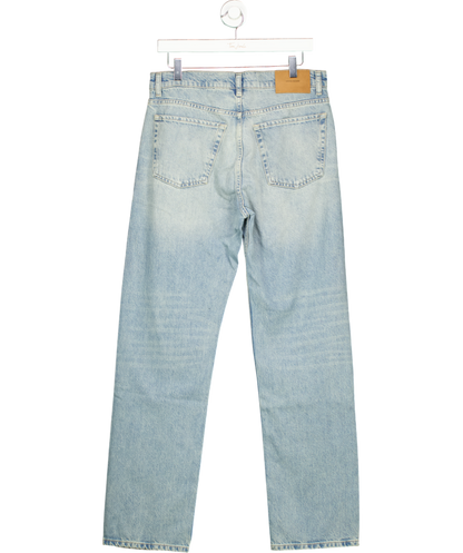 MANGO Blue Relaxed-fit Medium Wash Jeans UK 12