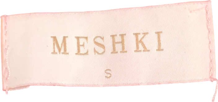 Meshki Red Satin Mini Skirt UK S