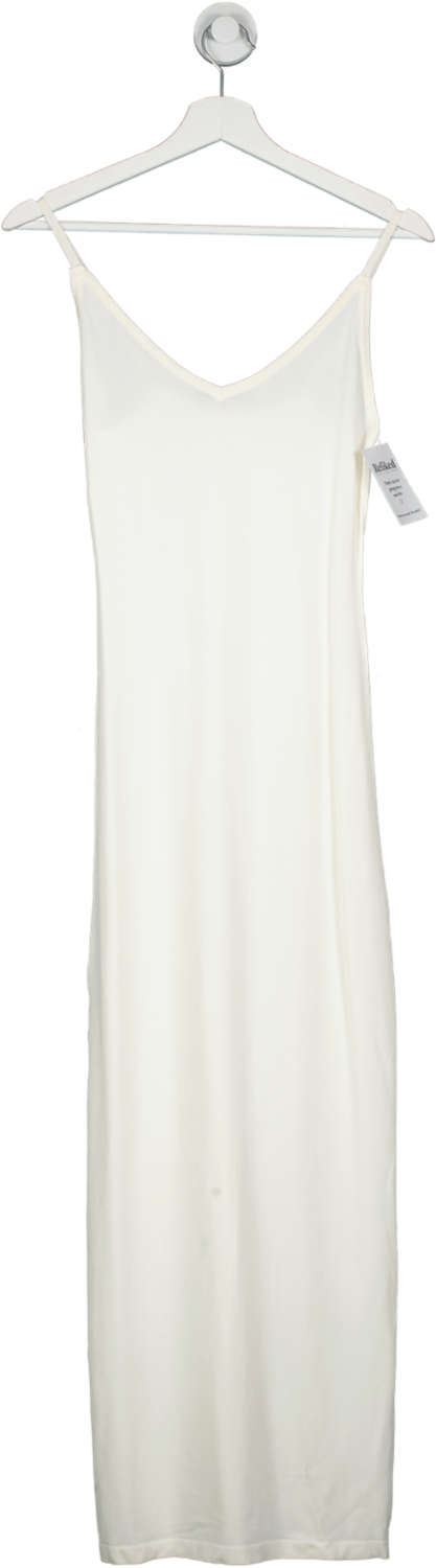 DISSH Cream Slip Midi Dress UK L