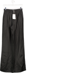 Anine Bing Black Linen  / Lyocel Blend Carrie Wide Leg Trouser Sz32 UK 6
