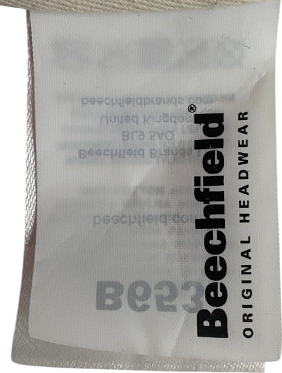 Beechfield Cream Baseball Cap One Size