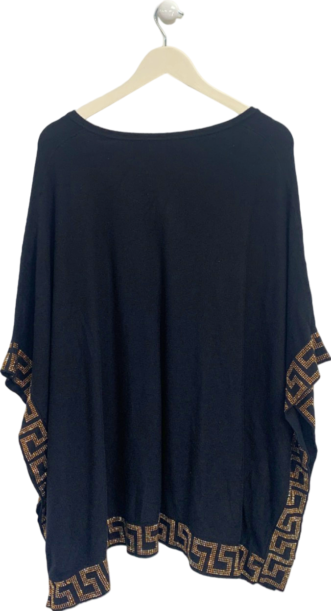 Black Poncho UK XXL