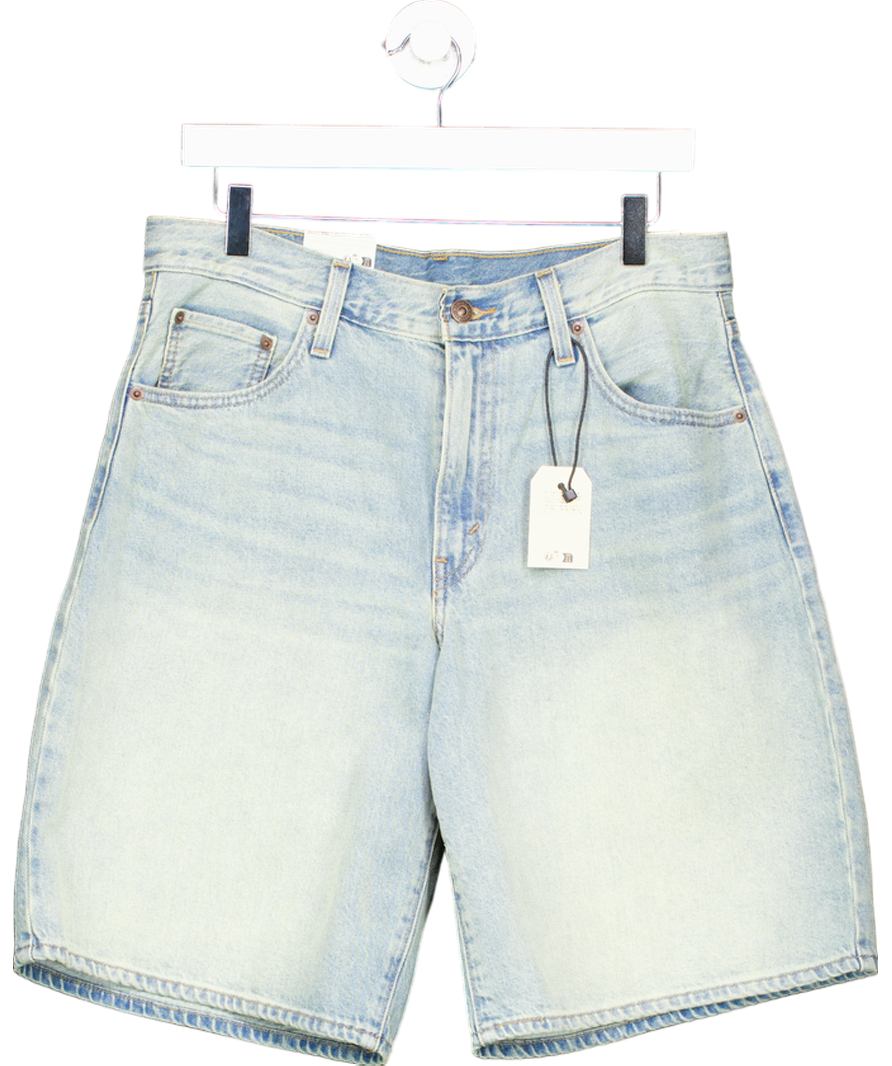 levis Blue Baggy Dad Jorts W29