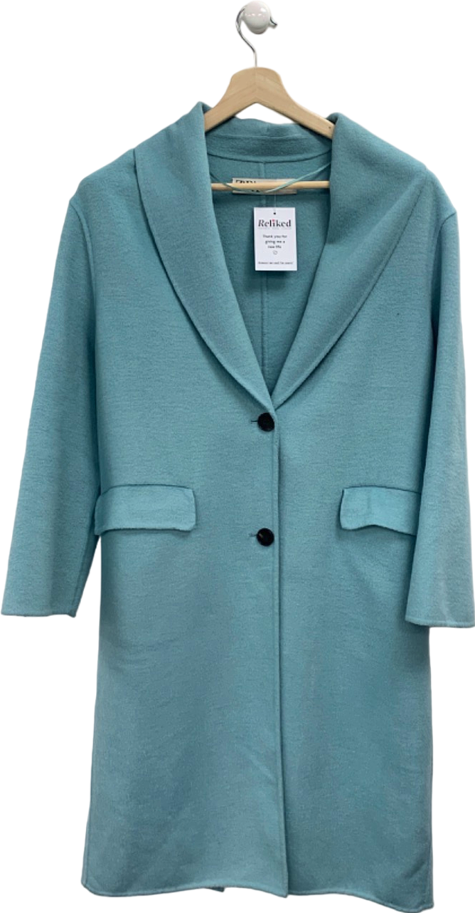 Zara Teal Coat UK XS