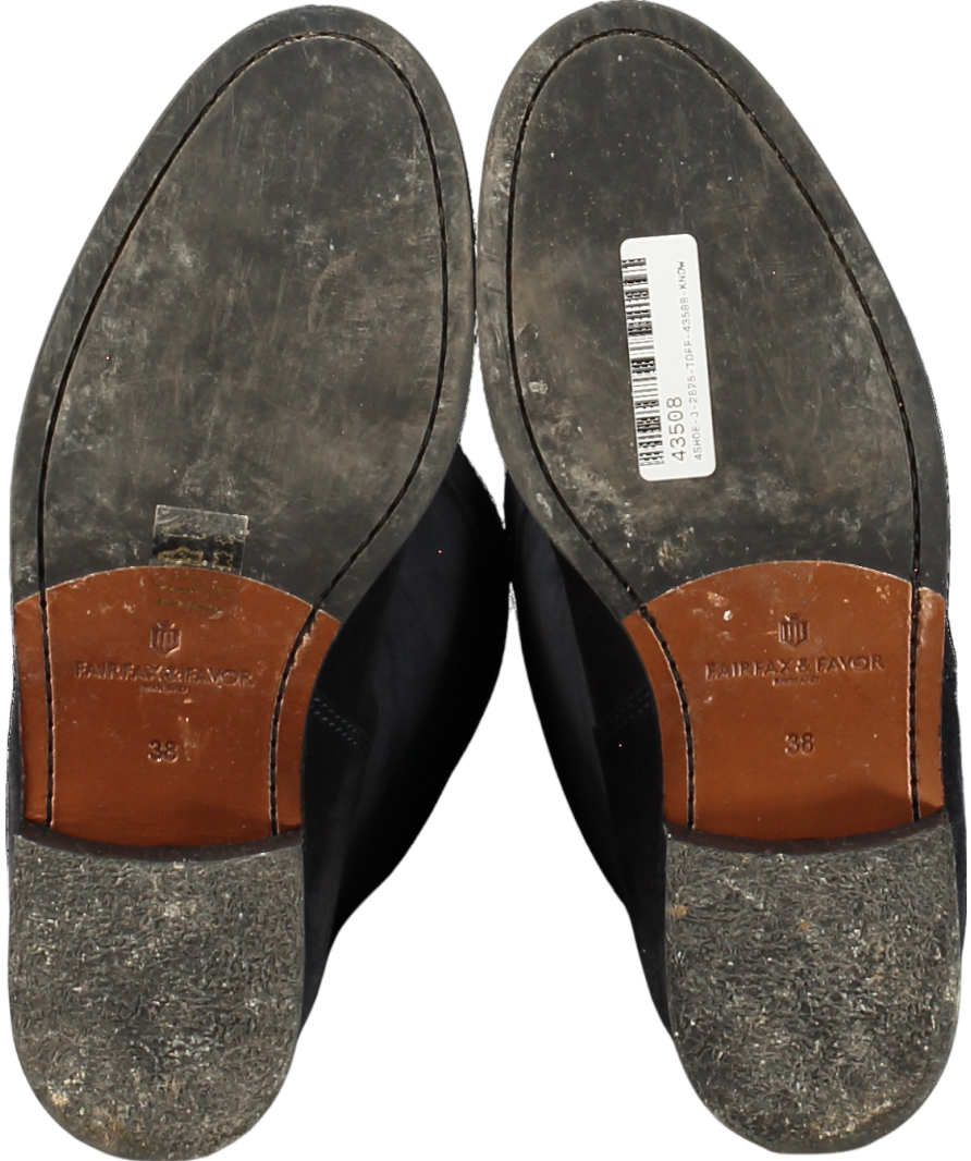 Fairfax & Favor Blue Regina Suede Boots UK 5 EU 38 👠