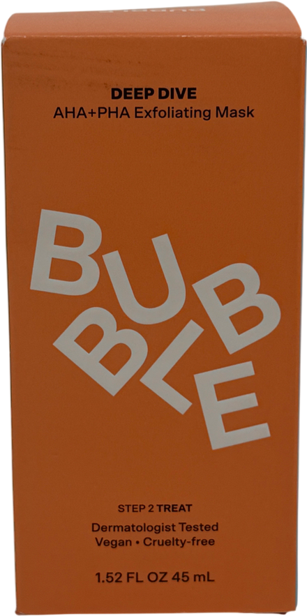 Bubble Deep Dive Aha + Pha Exfoliating Mask 45ml