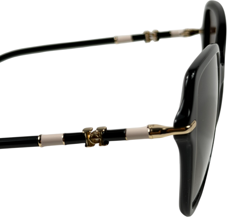 CAROLINA HERRERA Her0302s Black Butterfly-frame Sunglasses