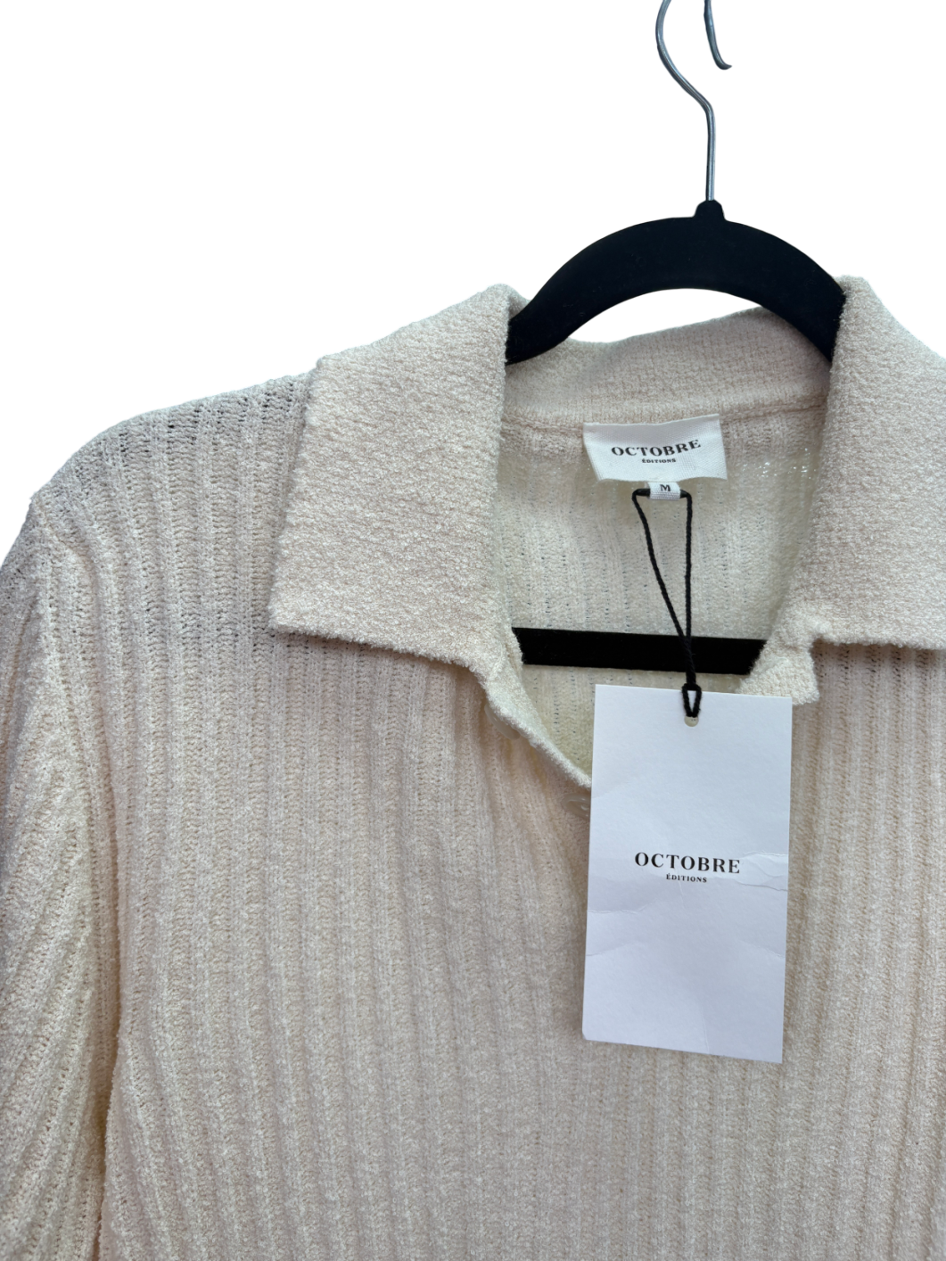 Octobre Editions Cream Marco Sweater UK M