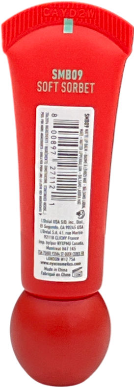 NYX Smushy Matte Lip Balm Soft Sorbet Smb09 8ml
