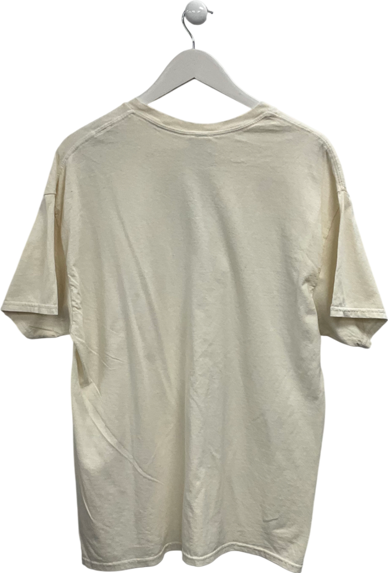 Urban Outfitters Cream Elegance T-shirt UK M