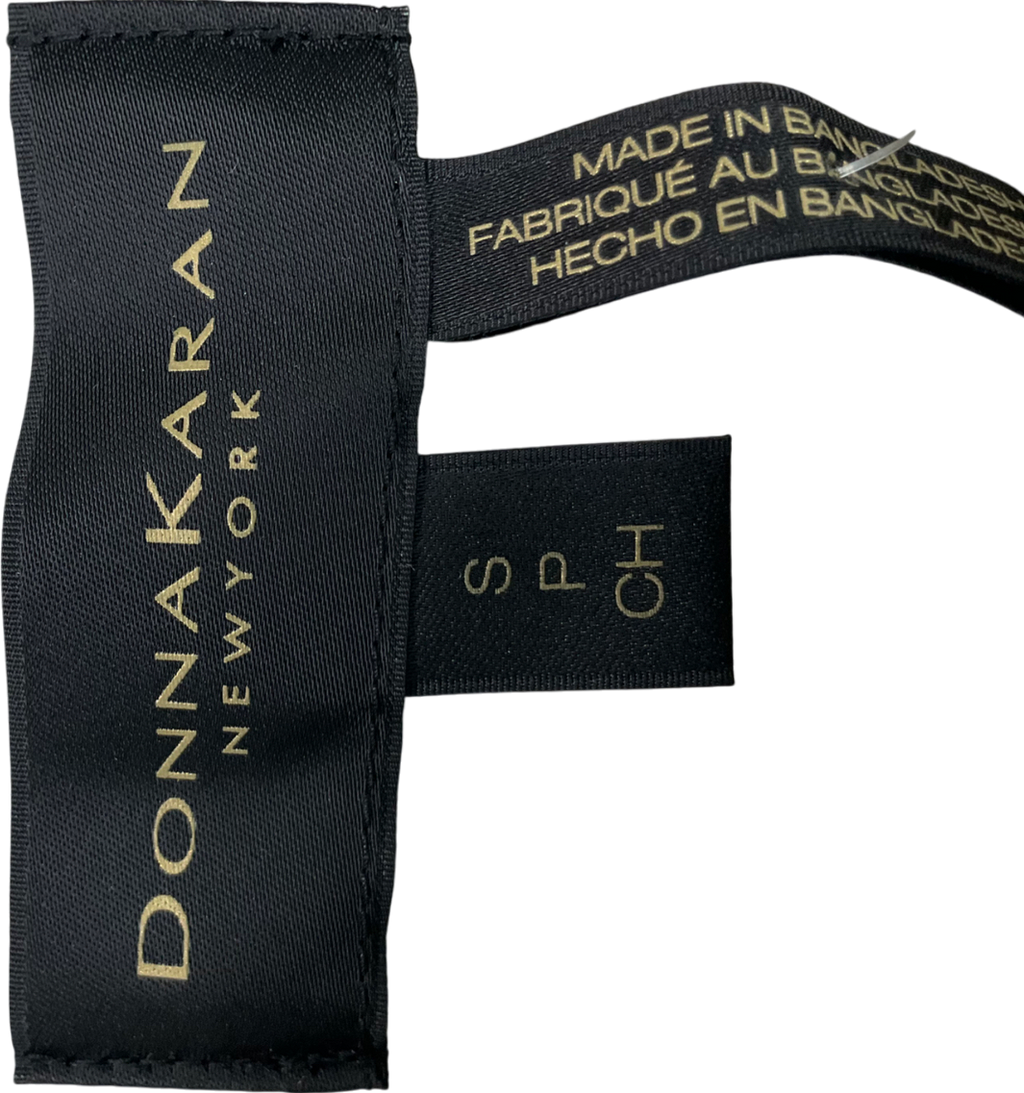 Donna Karan Beige Short Jacket With Tie Belt And Wide Leg Trousers UK S