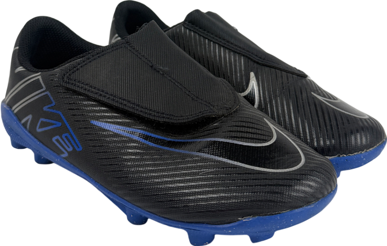 Black Nike Velcro Football Boots UK 12.5 EU 31 👼