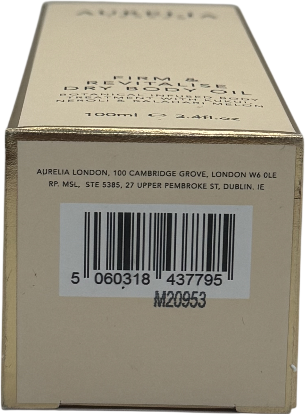 Aurelia Firm & Revitalise Dry Body Oil 100ml