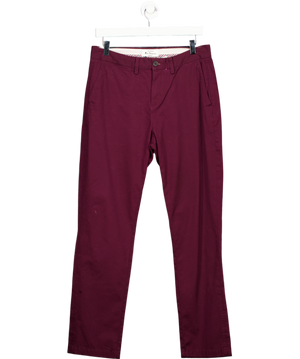 Ben Sherman Burgundy Red Signature Slim Stretch Chino W30
