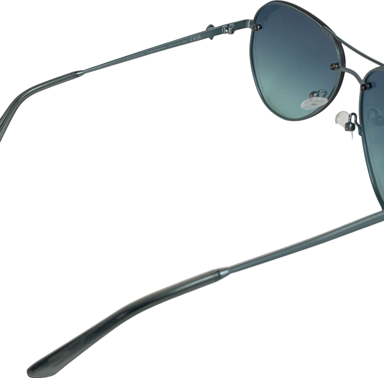 Kurt Geiger Blue Shoreditch Aviator Sunglasses