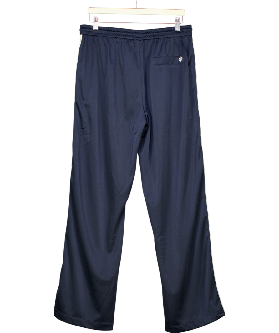 The Couture Club Blue Side Stripe Wide Leg Joggers UK 12