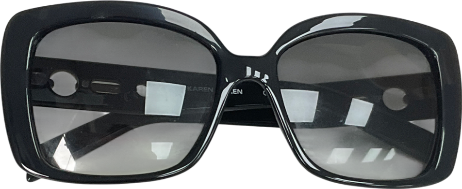 Karen Millen Black Gold Detail Sunglasses