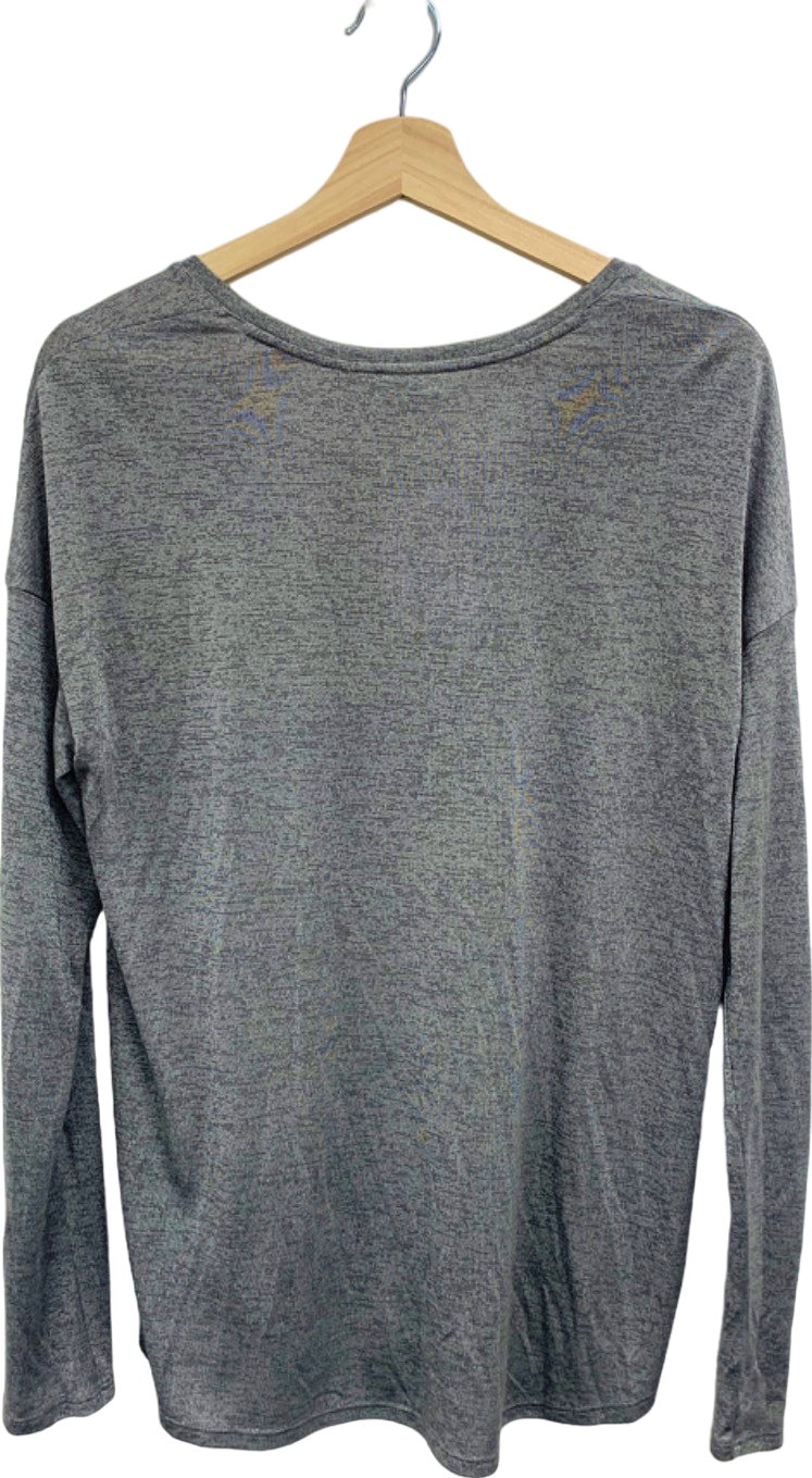 Vince Grey Long Sleeve Top UK S