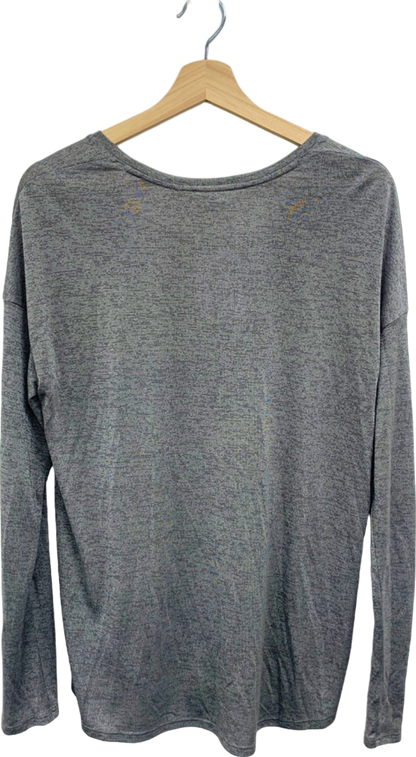 Vince Grey Long Sleeve Top UK S