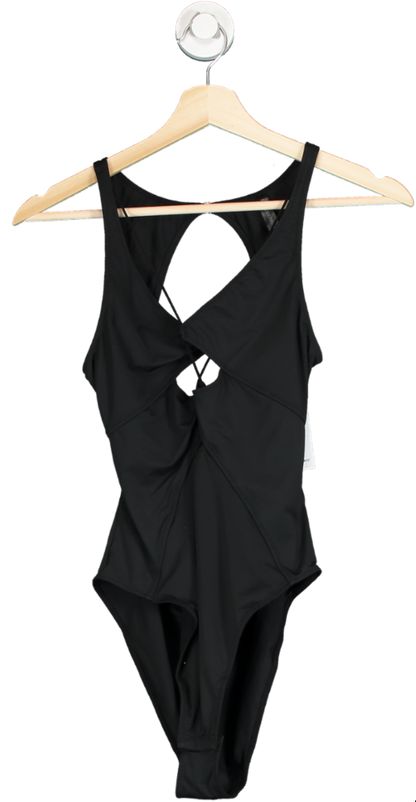 Anthropologie Black Cut-Out Swimsuit S